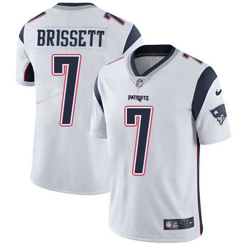 Nike New England Patriots #7 Jacoby Brissett White NFL Vapor Untouchable Limited Jersey,We sell and wholesale Nike New England Patriots #7 Jacoby Brissett White NFL Vapor Untouchable Limited Jersey on line form chian!
